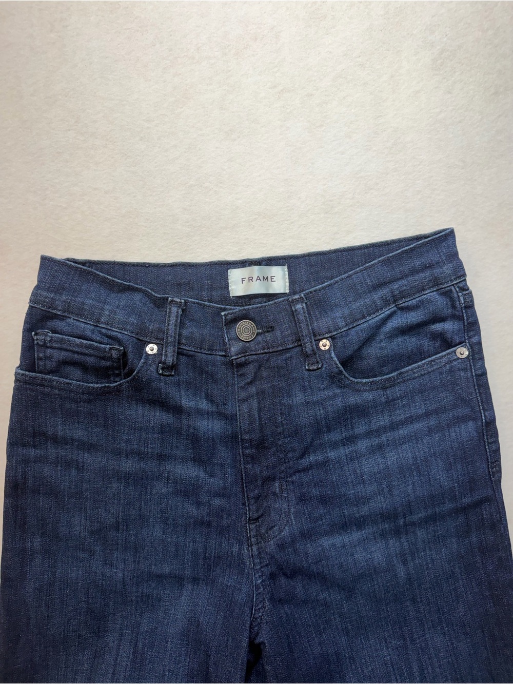 Frame Denim Indigo Wide-Leg Jeans - Picture 10 of 12